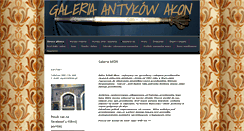 Desktop Screenshot of akongaleria.com